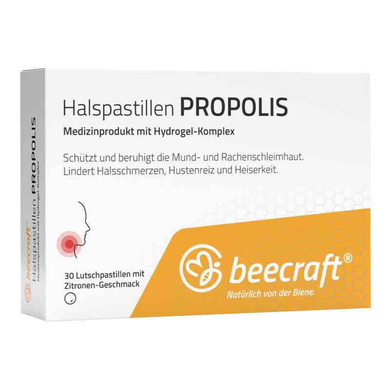 Beecraft Halspastillen Propolis 30 stk von Hansa Naturheilmittel GmbH PZN 18117323