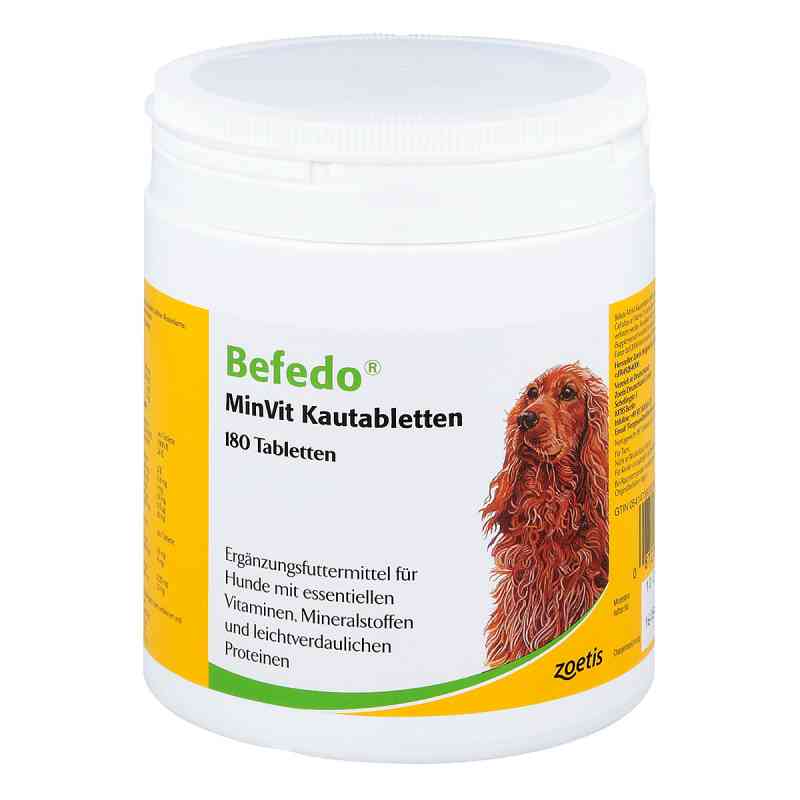 Befedo Minvit für Hunde Kautabletten 180 stk von Zoetis Deutschland GmbH PZN 01896412