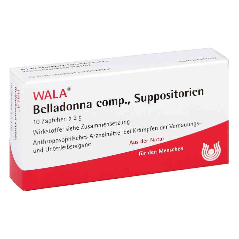 Belladonna Comp. Suppositorien 10X2 g von WALA Heilmittel GmbH PZN 01880612