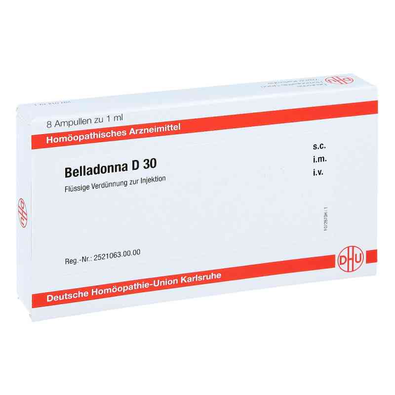 Belladonna D30 Ampullen 8X1 ml von DHU-Arzneimittel GmbH & Co. KG PZN 11704419