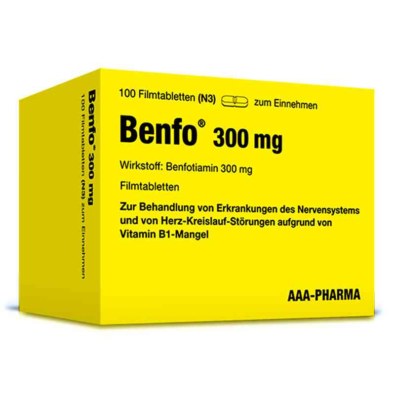Benfo 300 mg Filmtabletten 100 stk von AAA - Pharma GmbH PZN 16586806