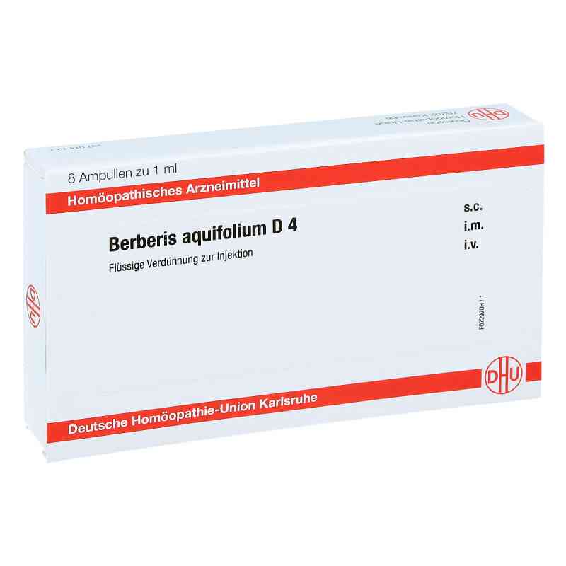 Berberis Aquifolium D4 Ampullen 8X1 ml von DHU-Arzneimittel GmbH & Co. KG PZN 11704460