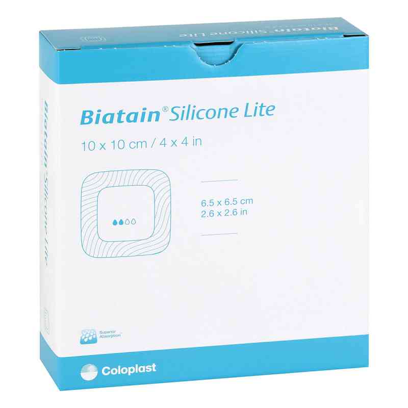 Biatain Silicone Lite Schaumverband 10x10 cm 10 stk von Avitamed GmbH PZN 13587395