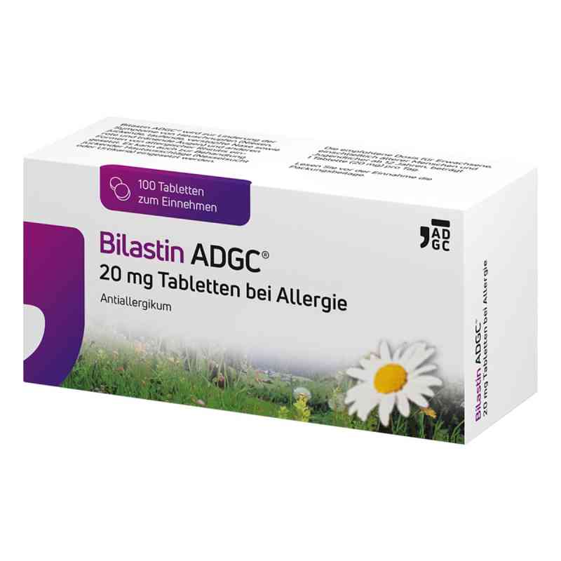 Bilastin ADGC 20 mg Tabletten bei Allergie 100 stk von Zentiva Pharma GmbH PZN 19520104