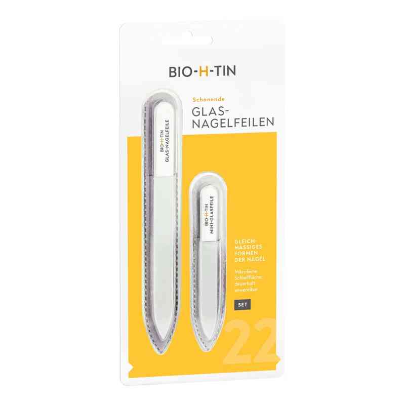 Bio-h-tin Glas Nagelfeile Set 1 stk von Dr. Pfleger Arzneimittel GmbH PZN 03746059