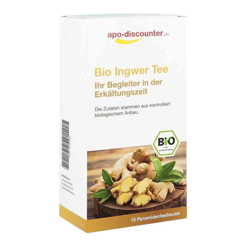 Bio Ingwer Tee Filterbeutel von apo-discounter 15X1.5 g von Apologistics GmbH PZN 16700395