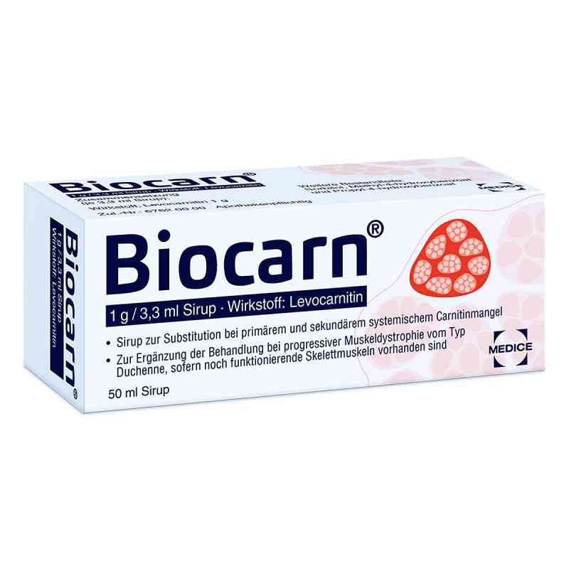 Biocarn bei Carnitinmangel 50 ml von MEDICE Arzneimittel Pütter GmbH& PZN 03074803