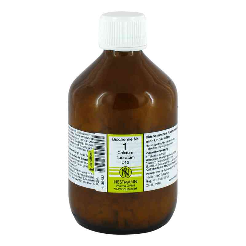 Biochemie 1 Calcium fluoratum D12 Tabletten 1000 stk von NESTMANN Pharma GmbH PZN 04130432