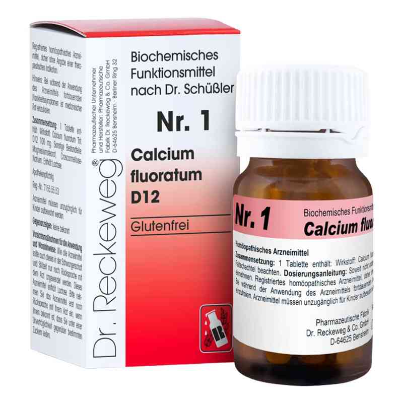 Biochemie 1 Calcium fluoratum D12 Tabletten 200 stk von Dr.RECKEWEG & Co. GmbH PZN 03886725