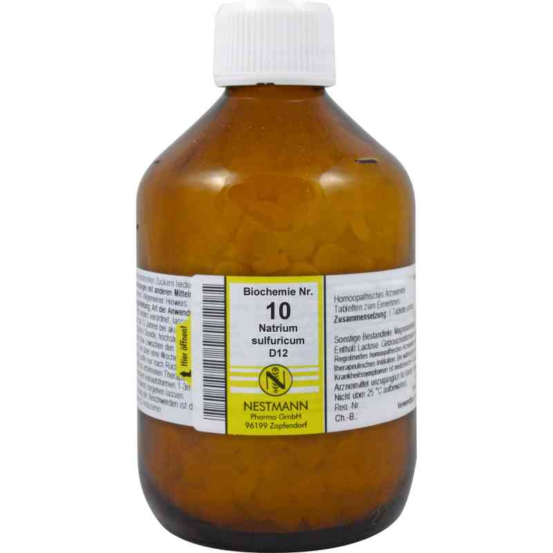 Biochemie 10 Natrium sulfuricum D12 Tabletten 1000 stk von NESTMANN Pharma GmbH PZN 04130828