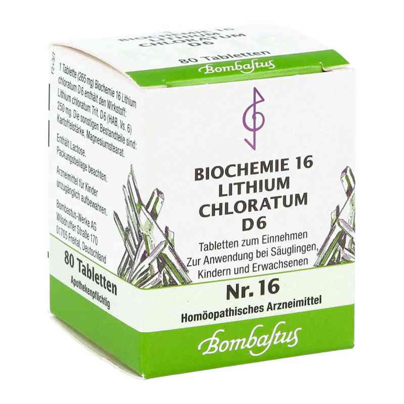 Biochemie 16 Lithium chloratum D6 Tabletten 80 stk von Bombastus-Werke AG PZN 04324811