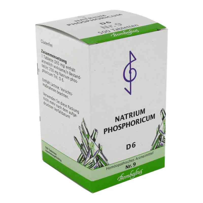 Biochemie 9 Natrium phosphoricum D6 Tabletten 500 stk von Bombastus-Werke AG PZN 01073797