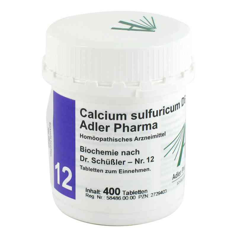 Biochemie Adler 12 Calcium sulf.D6 Adl.ph. Tabletten 400 stk von Adler Pharma Produktion und Vert PZN 02729403