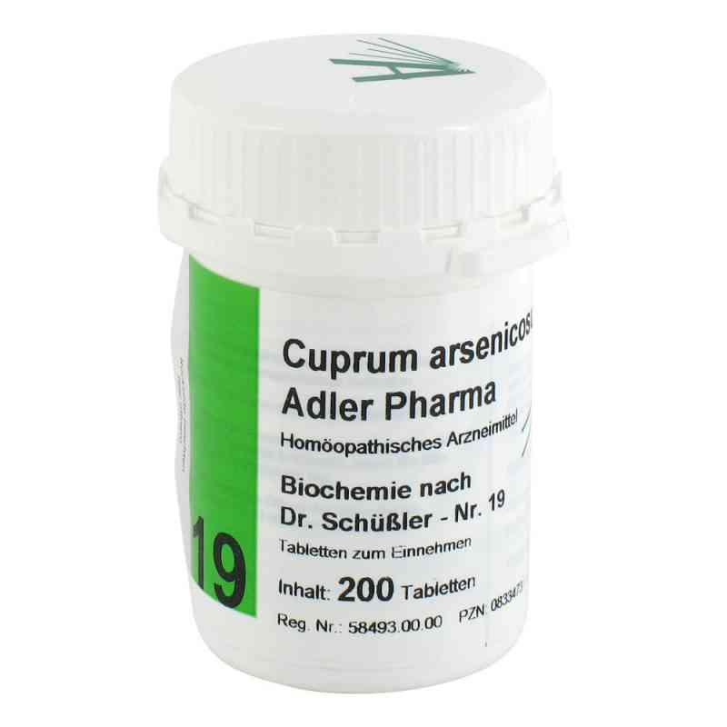 Biochemie Adler 19 Cuprum arsen.D12 Adl.p. Tabletten 200 stk von Adler Pharma Produktion und Vert PZN 00833473