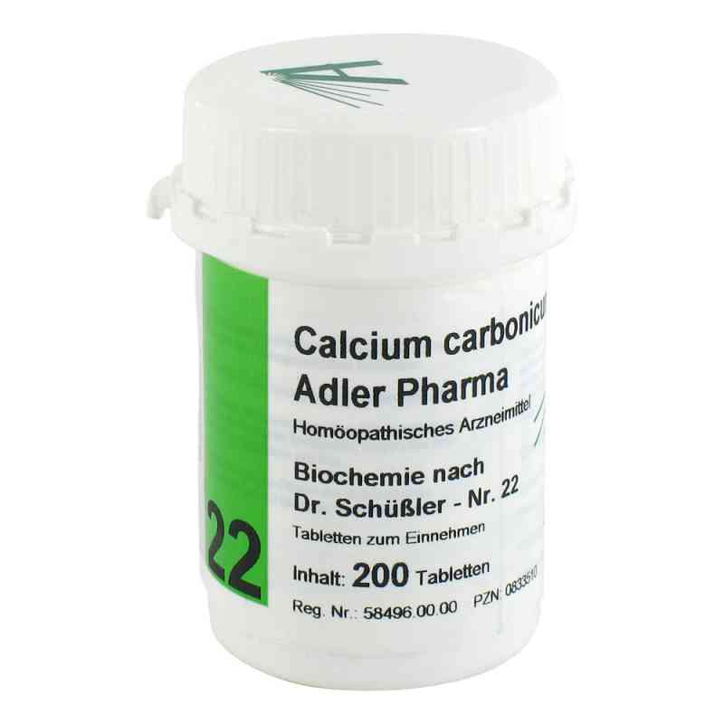 Biochemie Adler 22 Calcium carb.D12 Adl.p. Tabletten 200 stk von Adler Pharma Produktion und Vert PZN 00833510