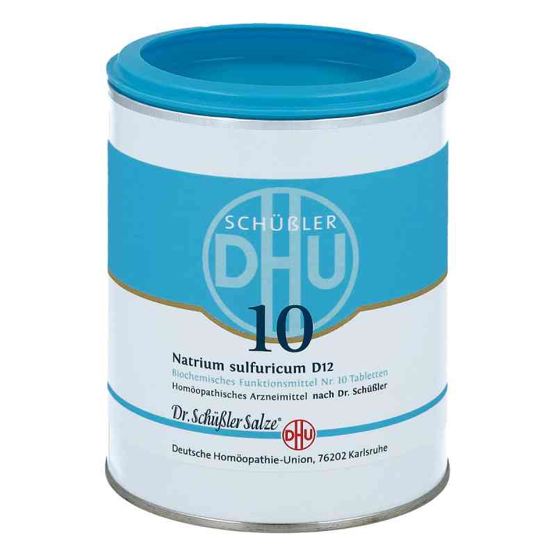Biochemie Dhu 10 Natrium Sulfur D12 Tabletten 1000 stk von DHU-Arzneimittel GmbH & Co. KG PZN 00274708