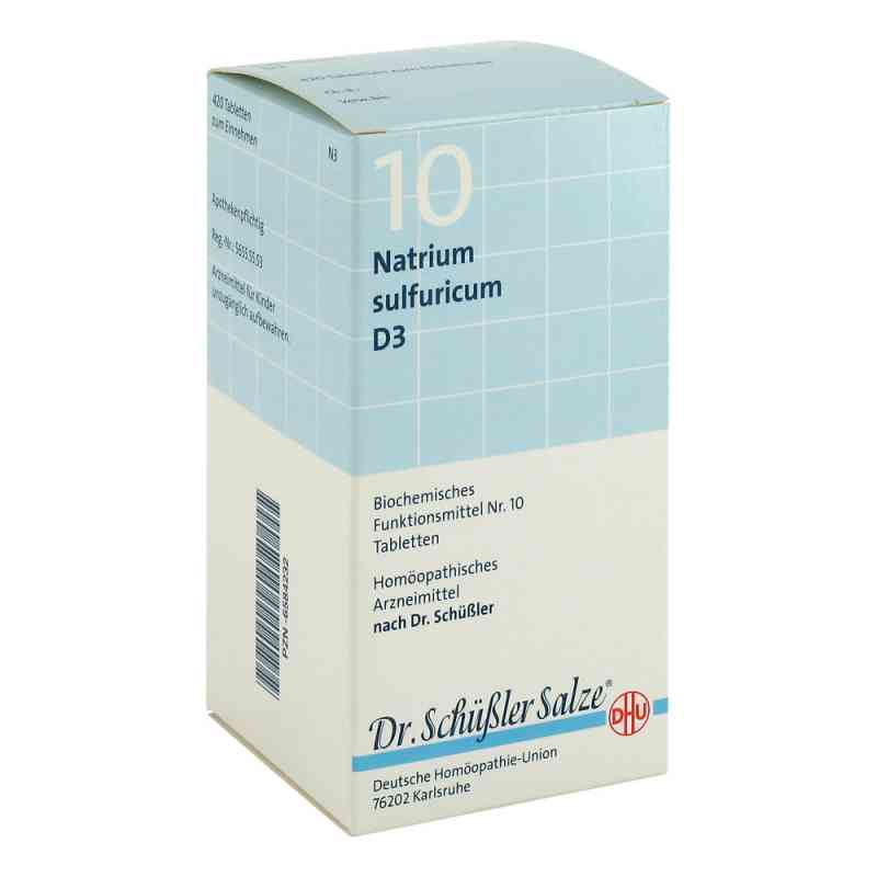 Biochemie Dhu 10 Natrium Sulfur D3 Tabletten 420 stk von DHU-Arzneimittel GmbH & Co. KG PZN 06584232