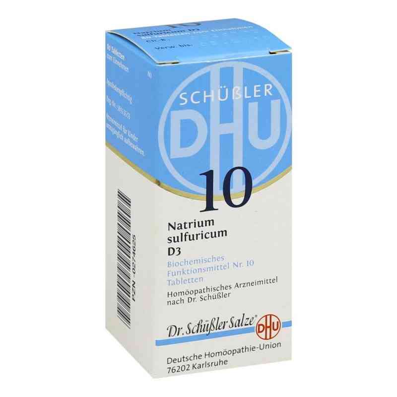 Biochemie Dhu 10 Natrium Sulfur D3 Tabletten 80 stk von DHU-Arzneimittel GmbH & Co. KG PZN 00274625