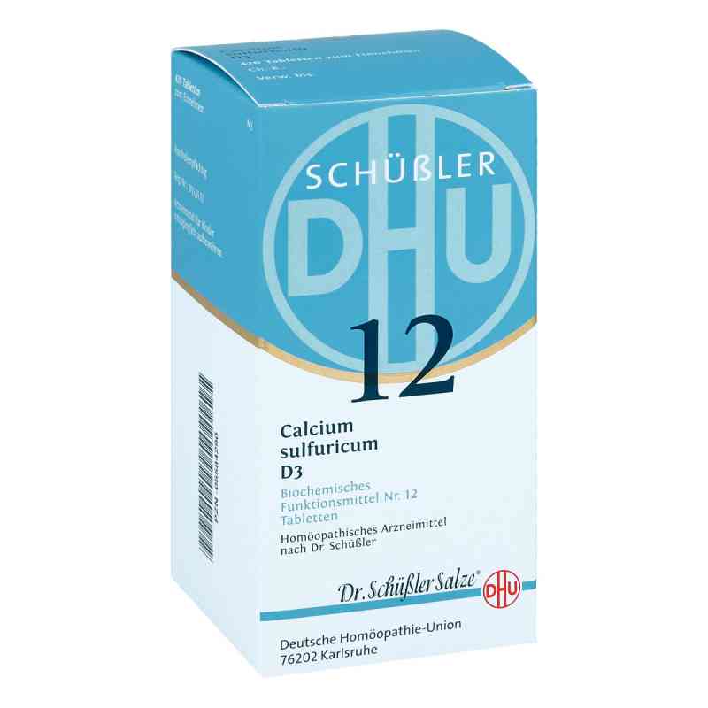 Biochemie Dhu 12 Calcium Sulfur D3 Tabletten 420 stk von DHU-Arzneimittel GmbH & Co. KG PZN 06584290