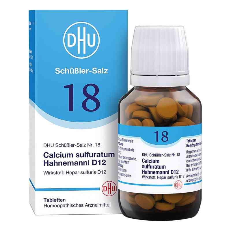 Biochemie Dhu 18 Calcium sulfuratum D12 Tabletten 200 stk von DHU-Arzneimittel GmbH & Co. KG PZN 02581254