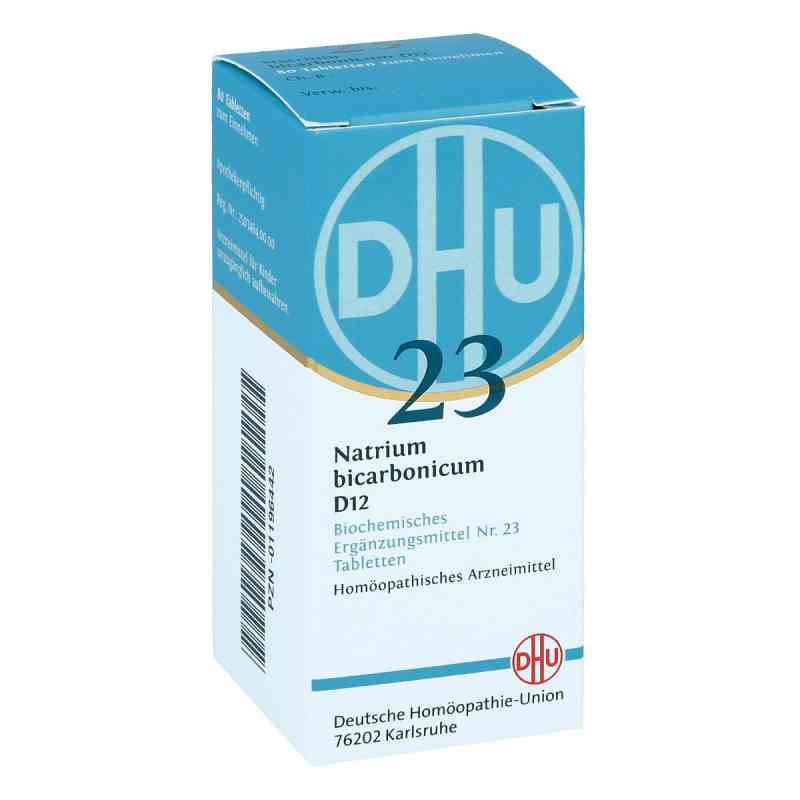 Biochemie Dhu 23 Natrium bicarbonicum D12 Tabletten 80 stk von DHU-Arzneimittel GmbH & Co. KG PZN 01196442