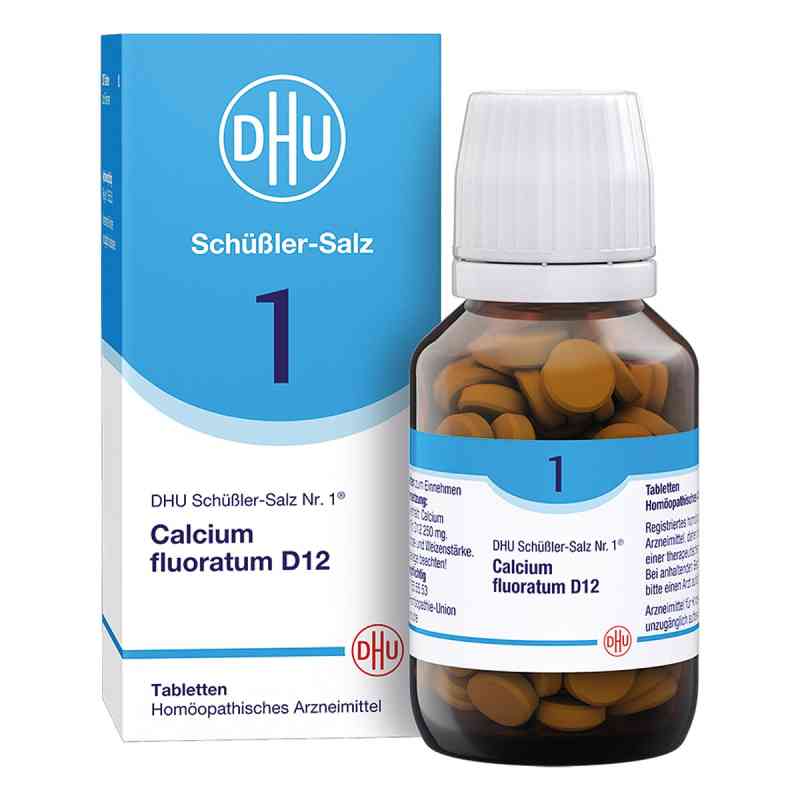 Biochemie DHU Schüßler Salz Nummer 1 Calcium fluoratum D12 200 stk von DHU-Arzneimittel GmbH & Co. KG PZN 02580415