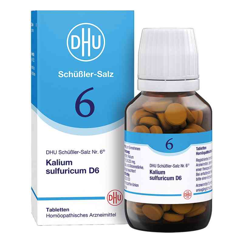 Biochemie DHU Schüßler Salz Nummer 6 Kalium sulfuricum D6 200 stk von DHU-Arzneimittel GmbH & Co. KG PZN 02580651