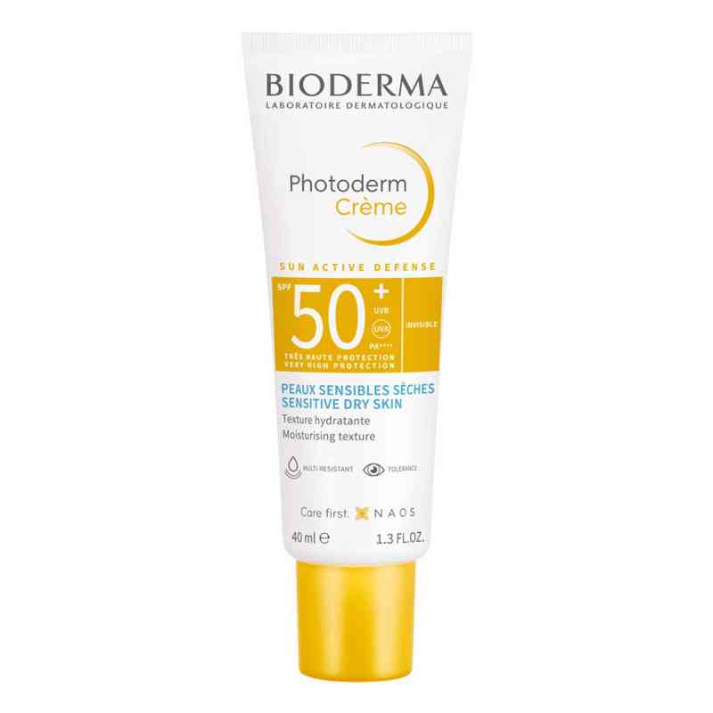 Bioderma Photoderm Creme SPF 50+ Ungetönt 40 ml von NAOS Deutschland GmbH PZN 17669902