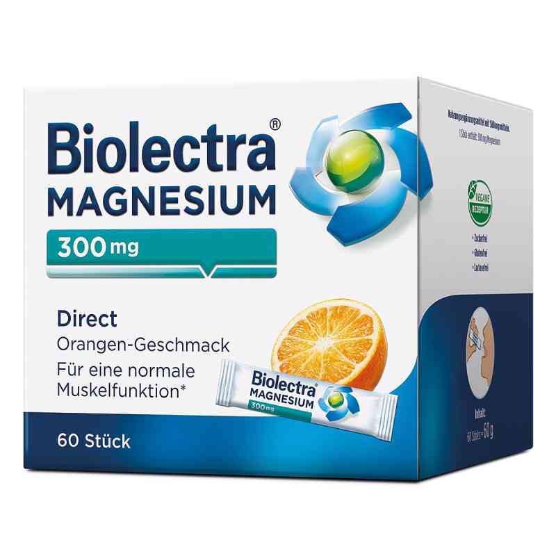 Biolectra Magnesium 300 mg Direct Orange 60 stk von HERMES Arzneimittel GmbH PZN 09617328
