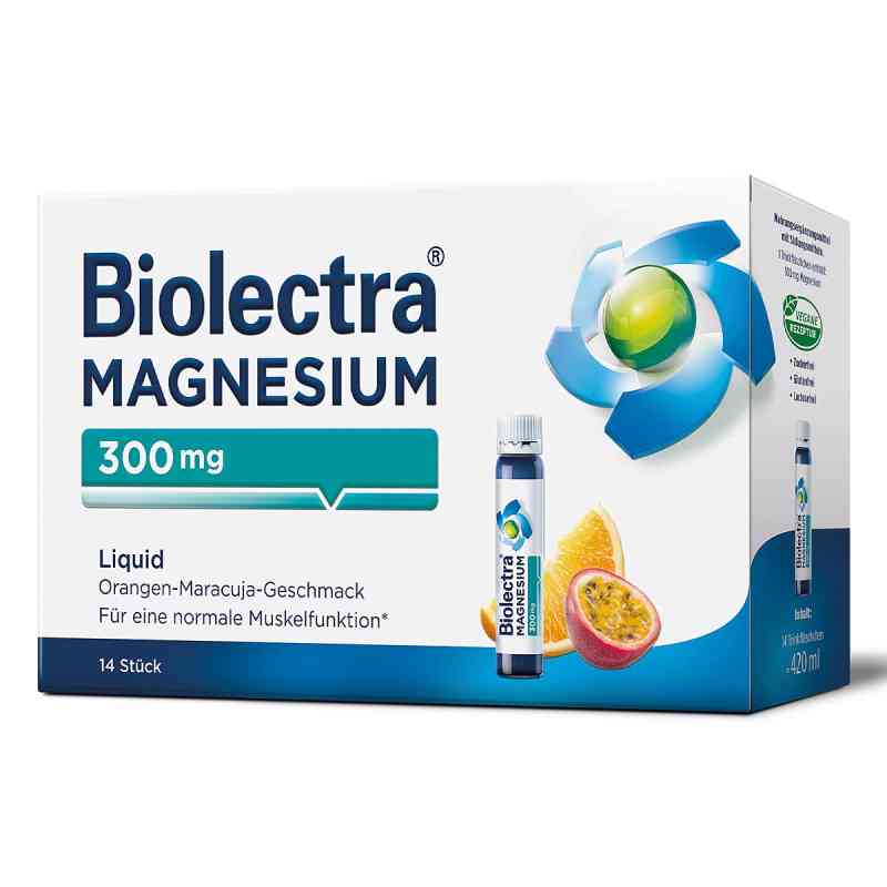 Biolectra Magnesium 300 mg Liquid 14 stk von HERMES Arzneimittel GmbH PZN 13986563