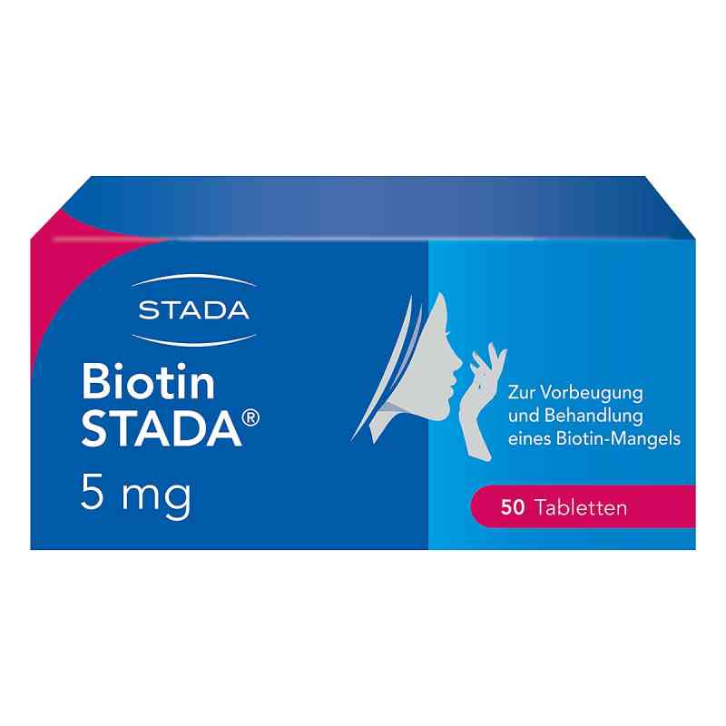Biotin STADA 5mg Tabletten bei Biotinmangel 50 stk von STADA Consumer Health Deutschland GmbH PZN 01328576