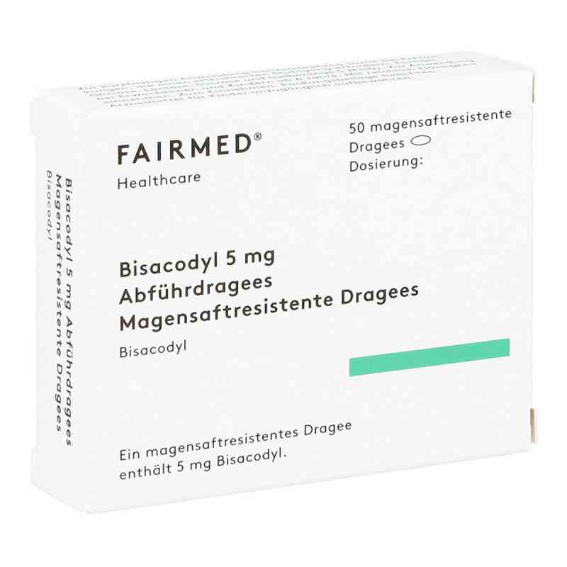 Bisacodyl 5 mg Dragees magensaftresistente Dragees 50 stk von Fairmed Healthcare GmbH PZN 16580790