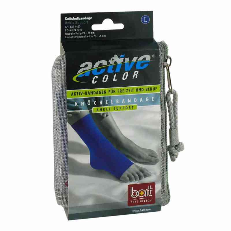 Bort Activecolor Knöchelbandage large blau 1 stk von Bort GmbH PZN 06914764