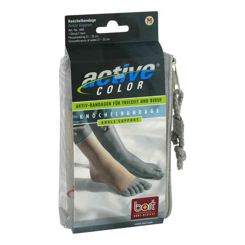 Bort Activecolor Knöchelbandage medium haut 1 stk von Bort GmbH PZN 06914824