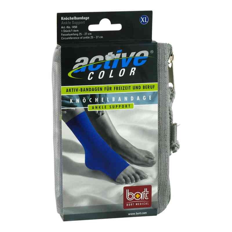 Bort Activecolor Knöchelbandage x-large blau 1 stk von Bort GmbH PZN 06914741