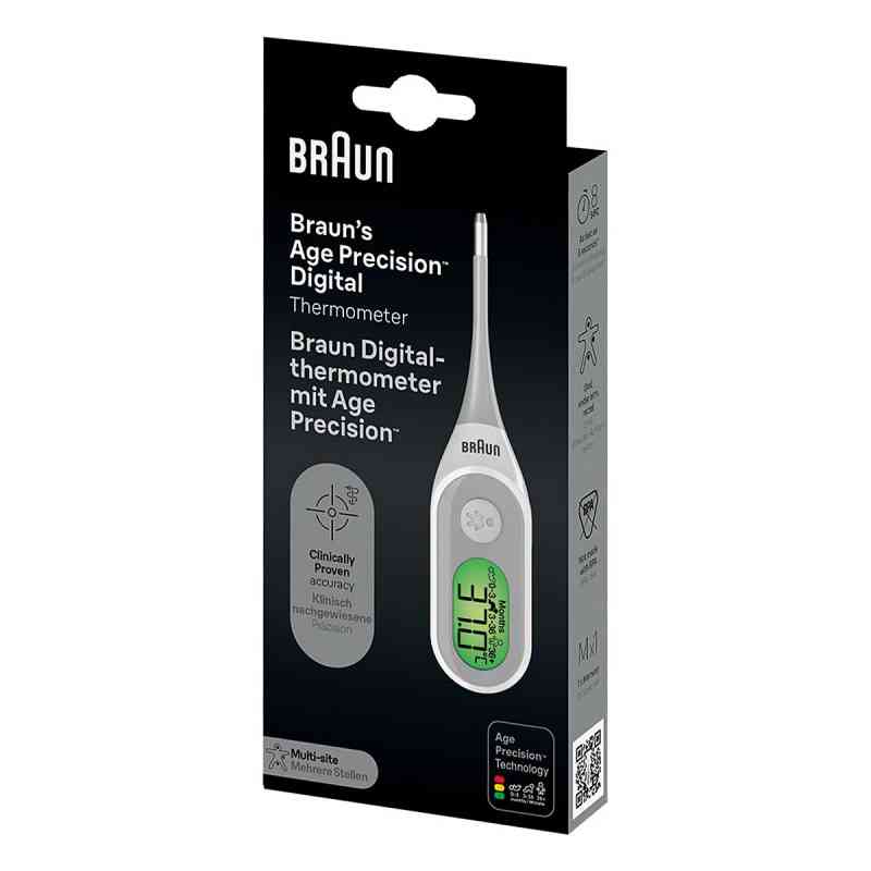 Braun Digital Thermometer Prt 2000 Ageprecision 1 stk von KAZ Europe SA PZN 10171033