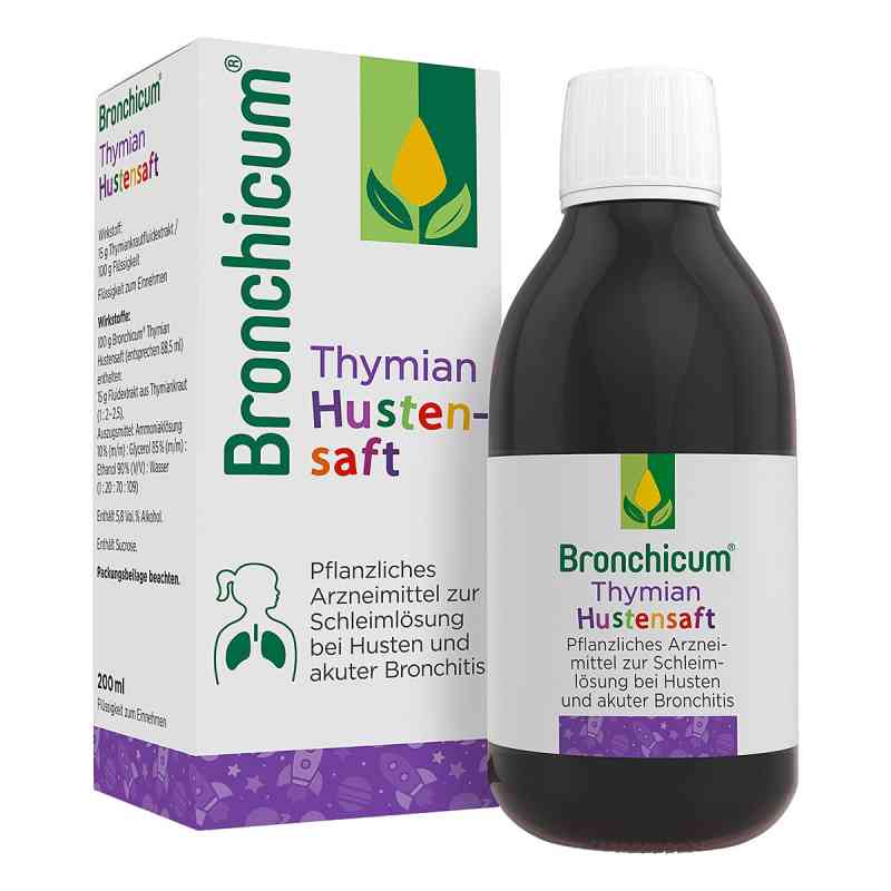 Bronchicum Thymian Hustensaft 200 ml von MCM KLOSTERFRAU Vertr. GmbH PZN 16699002