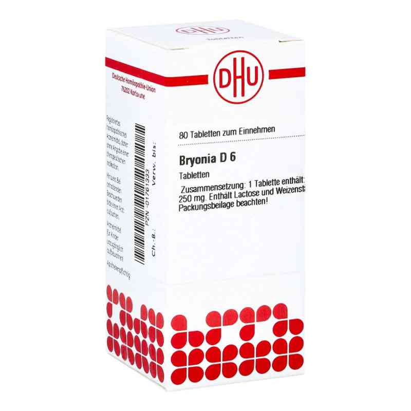 Bryonia D6 Tabletten 80 stk von DHU-Arzneimittel GmbH & Co. KG PZN 01761333