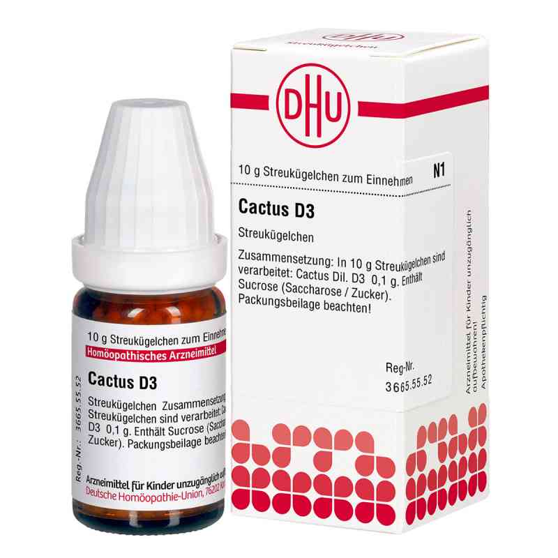 Cactus D3 Globuli 10 g von DHU-Arzneimittel GmbH & Co. KG PZN 02125510