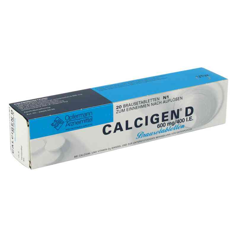 CALCIGEN D 600mg/400 internationale Einheiten 20 stk von Mylan Healthcare GmbH PZN 01518704