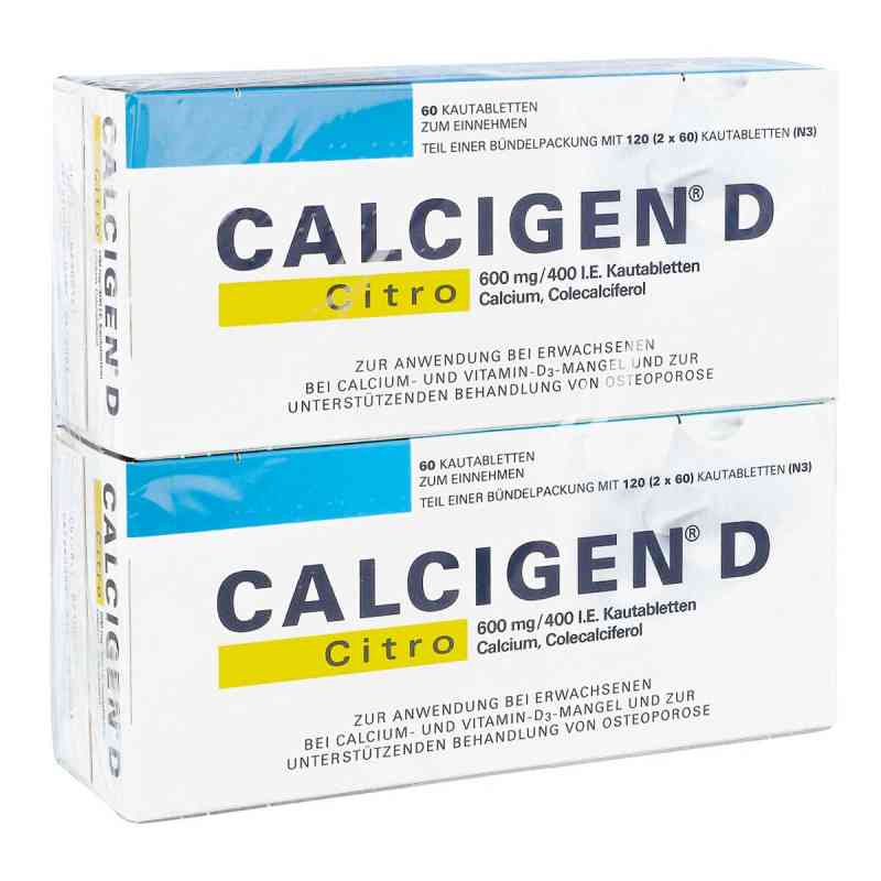 Calcigen D Citro 600 mg/400 I.e. Kautabletten 120 stk von Cooper Consumer Health Deutschland GmbH PZN 07630508