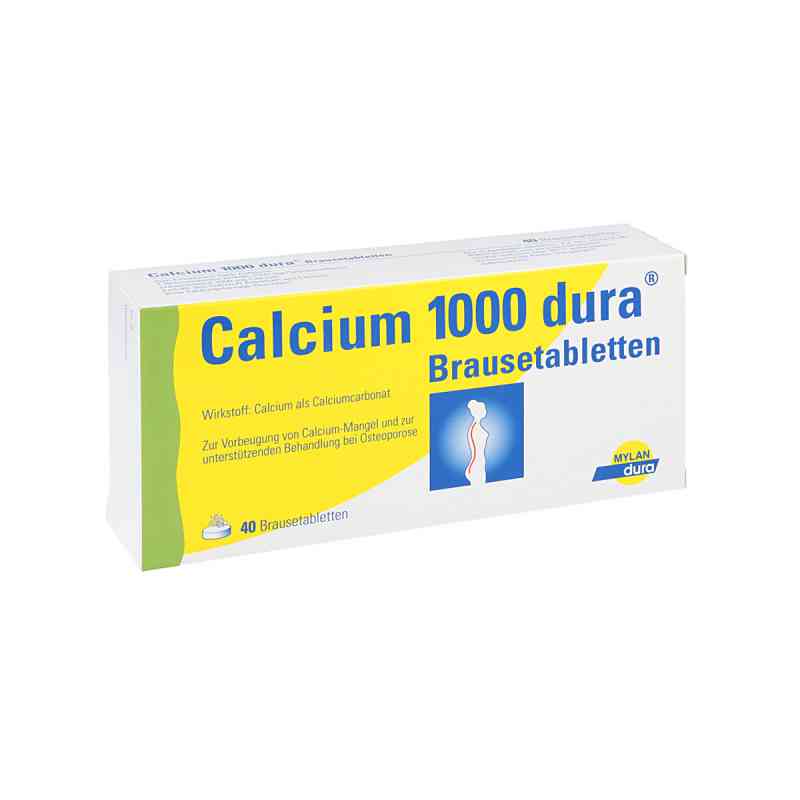 Calcium 1000 dura 40 stk von Mylan Healthcare GmbH PZN 07730291