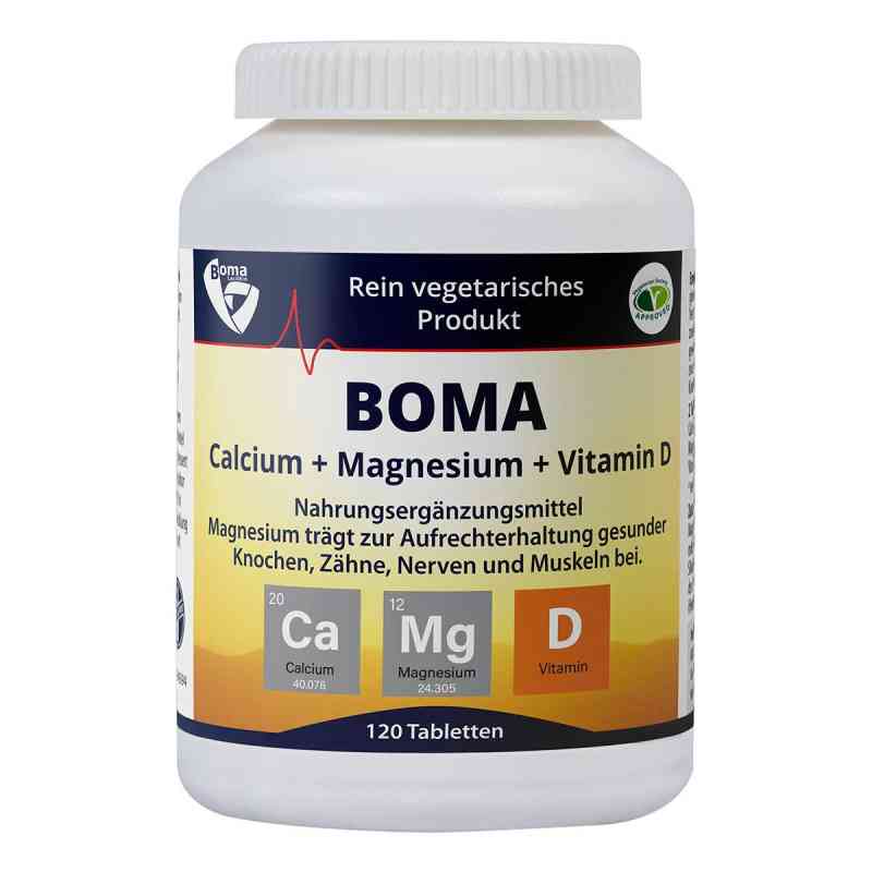 Calcium Magnesium Vitamin D Tabletten 120 stk von Biosym A/S PZN 03934594