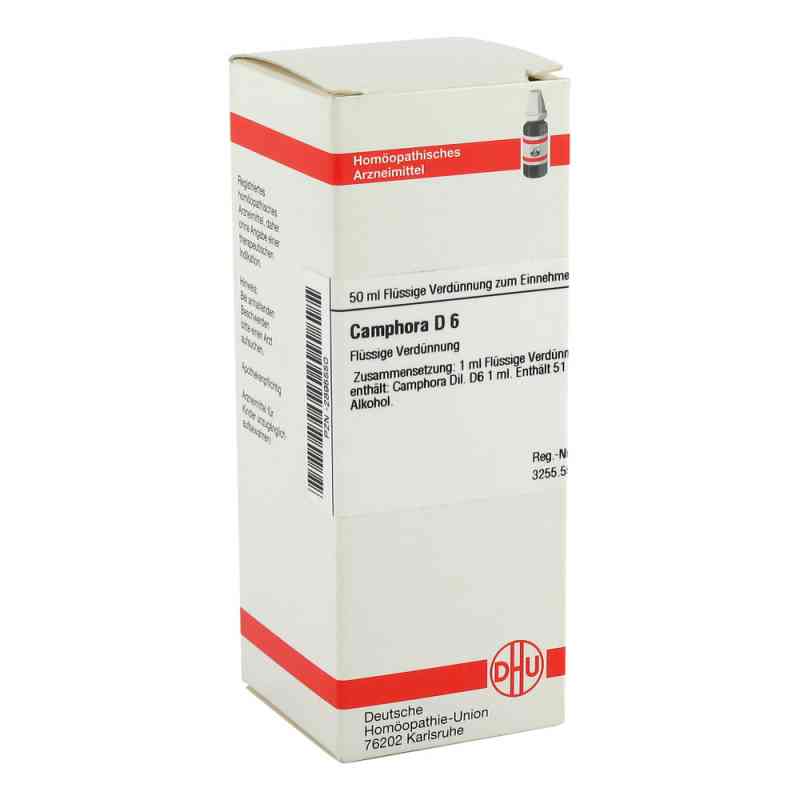 Camphora D6 Dilution 50 ml von DHU-Arzneimittel GmbH & Co. KG PZN 02895550