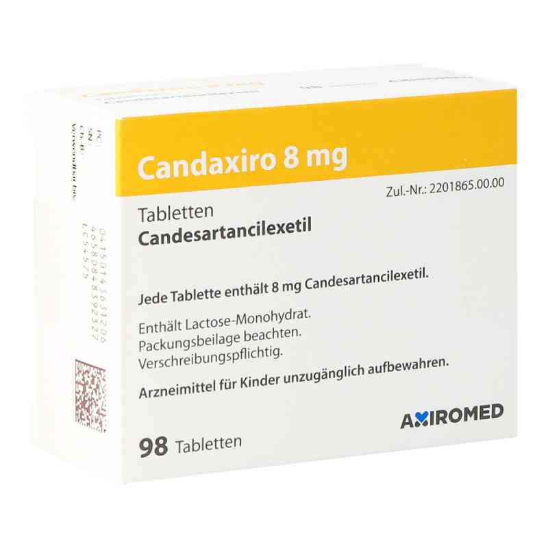 Candaxiro 8 mg Tabletten 98 stk von Medical Valley Invest AB PZN 14363120