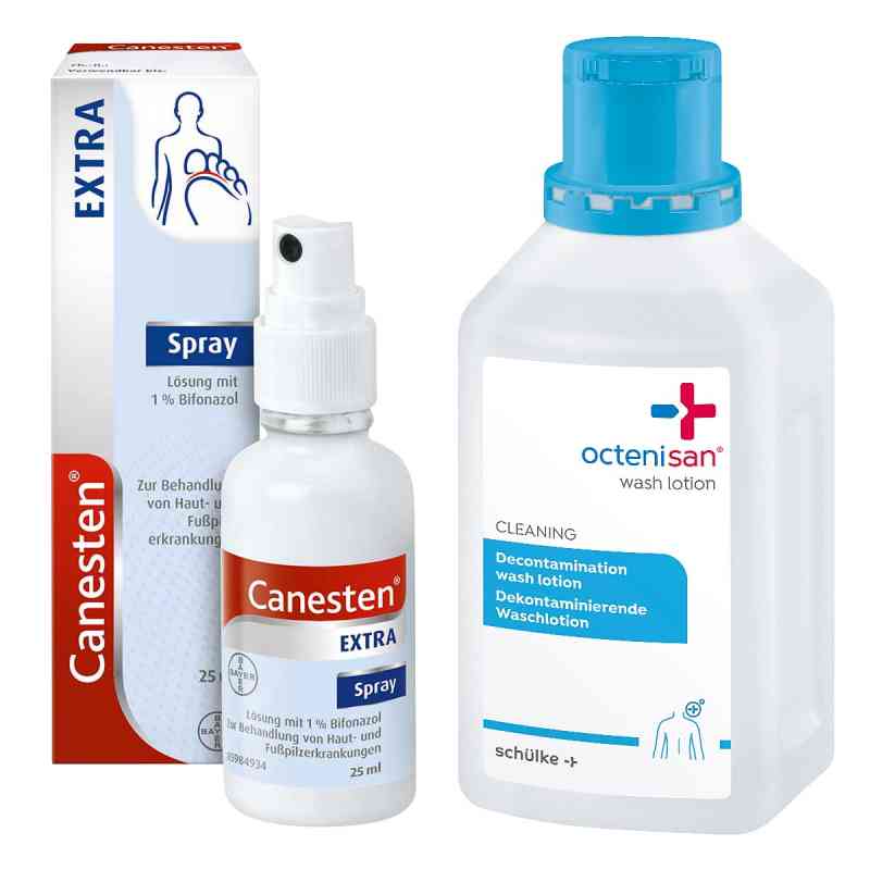 Canesten Extra Bifonazol Pumpspray + Octenisan Waschlotion 1 Pck von  PZN 08102085