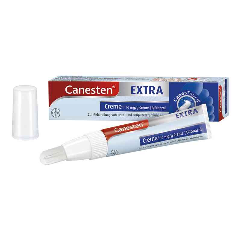 Canesten Extra Creme mit CanesTouch Applik. bei Pilzerkrankungen 15 g von Bayer Vital GmbH PZN 14160865