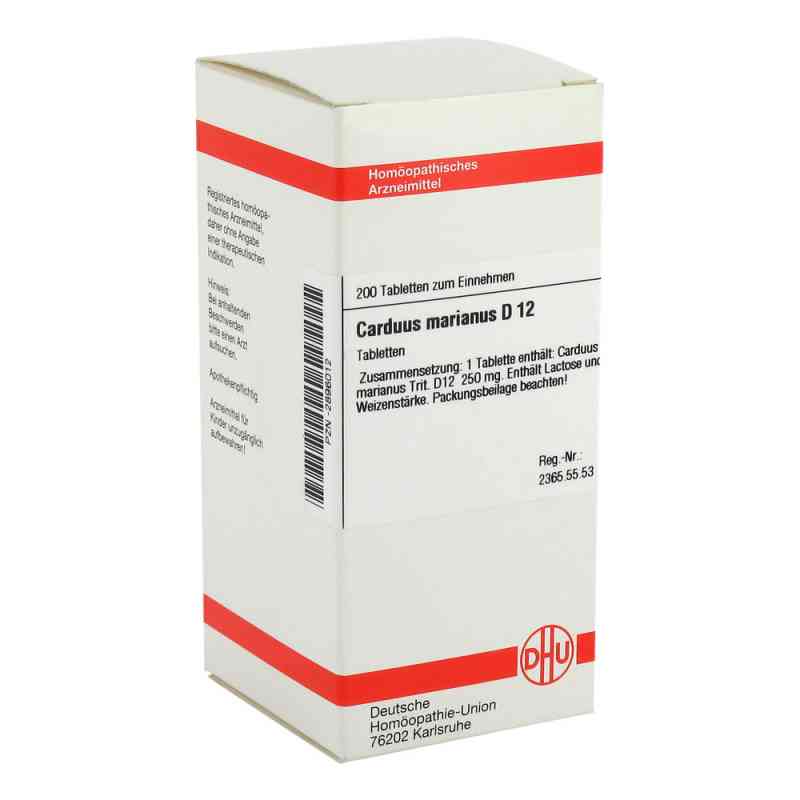 Carduus Marianus D12 Tabletten 200 stk von DHU-Arzneimittel GmbH & Co. KG PZN 02896012