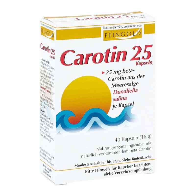 Carotin 25 Feingold Kapseln 40 stk von Burton Feingold PZN 08625805