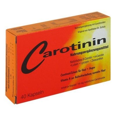 Carotinin Kapseln 40 stk von Inkosmia GmbH & Cie.KG PZN 04745719